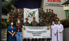 Militares do 2º Batalhão de Infantaria de Selva doam sangue em Belém