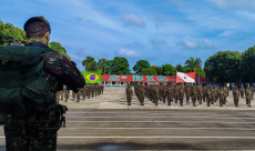 formatura de Juramento à Bandeira Nacional dos militares incorporados ao Exército Brasileiro no corrente ano